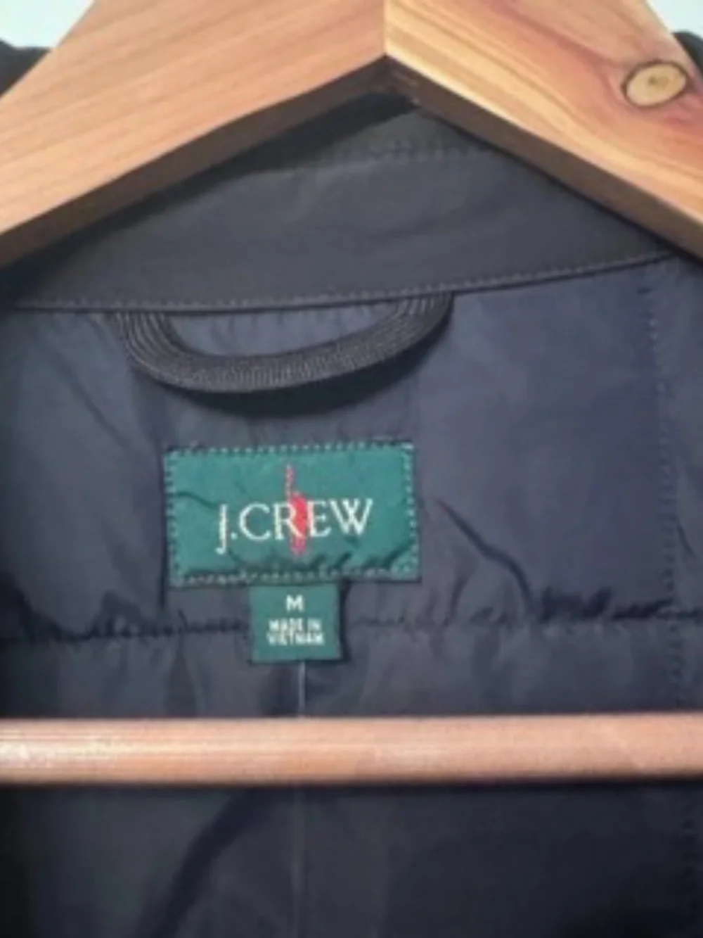 J. Crew Box-quilt insulated jacket with PrimaLoft * Navy Ink * Medium